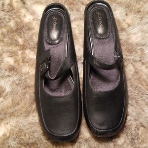 St. John's Bay Black Mules